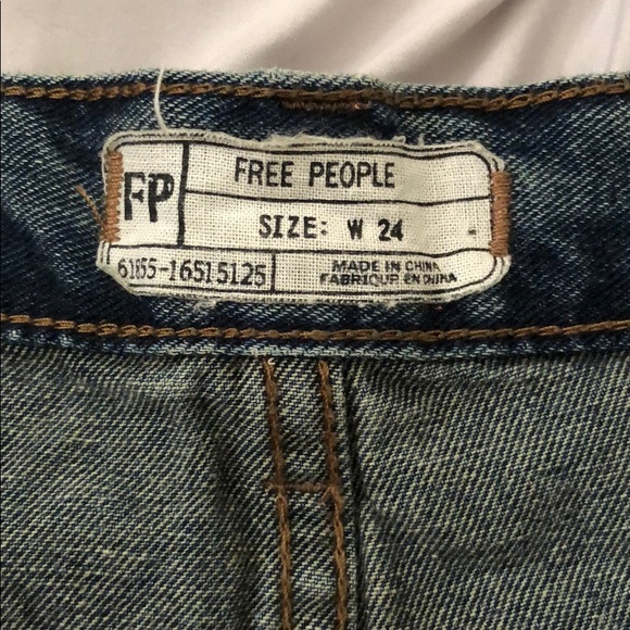 Free people Jean shorts 24 - Picture 6 of 6
